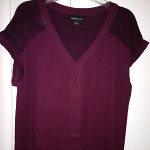 Fortune & Ivy Womens Blouse SZ L